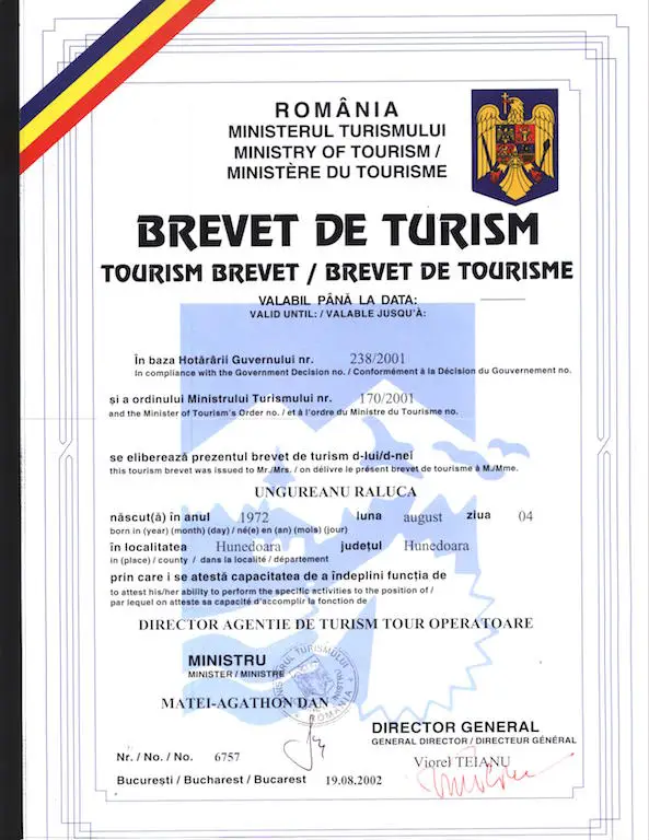 Tourism Brevet Timisoara