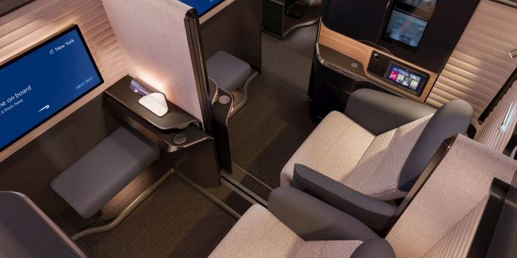First Class cabin