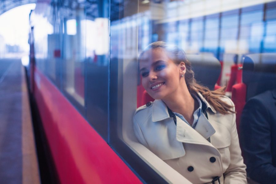 Airport train transfer