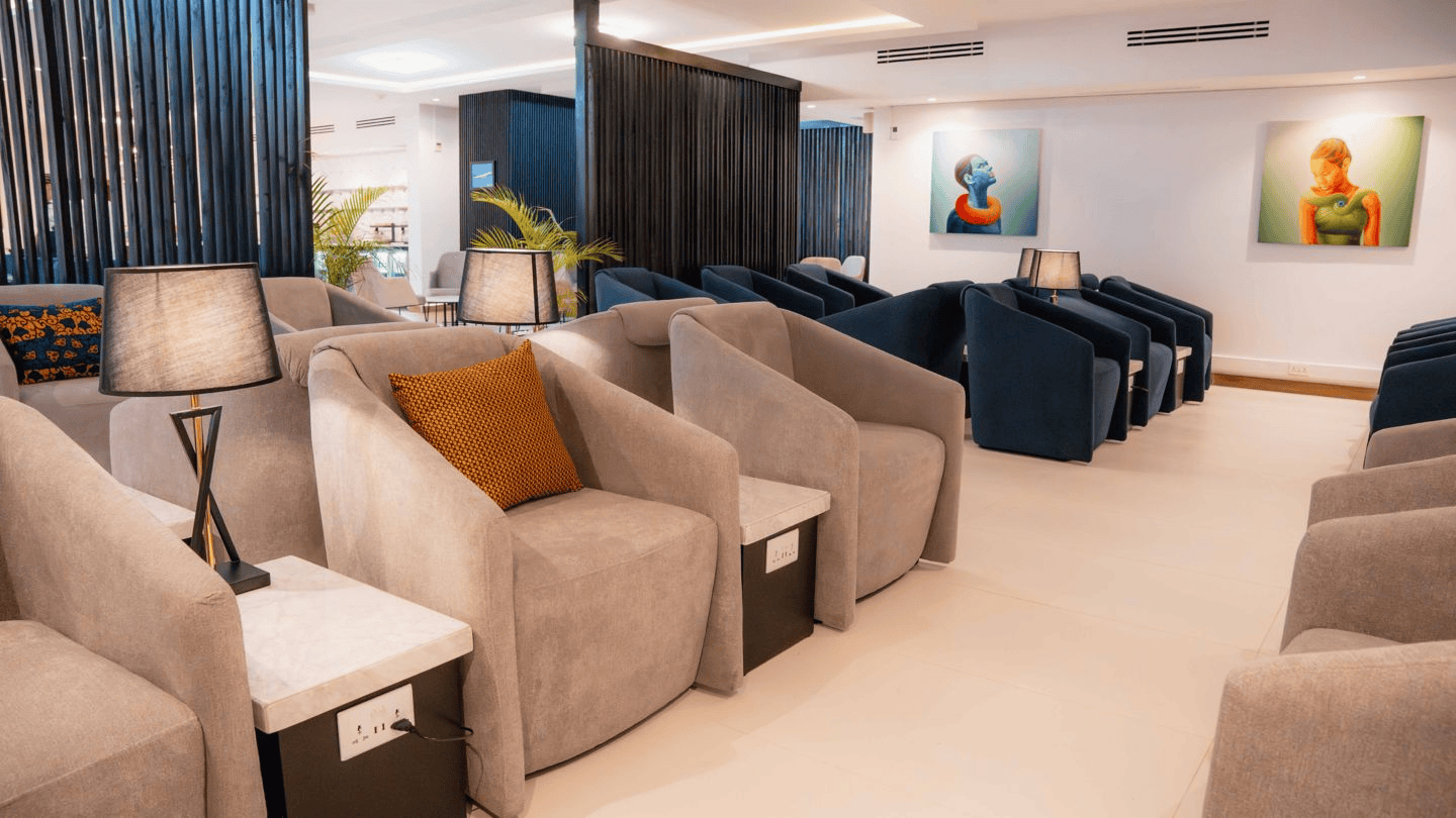 BA business lounge