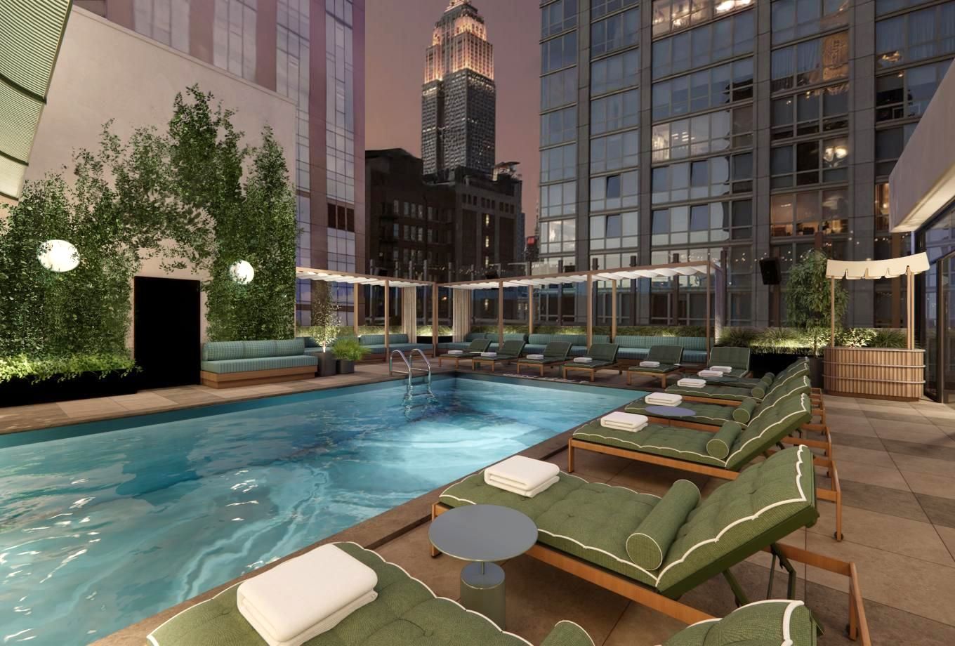 rooftop pool